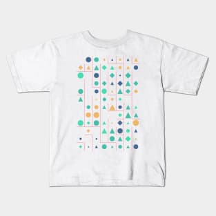 Geometric Colourful Pattern Kids T-Shirt